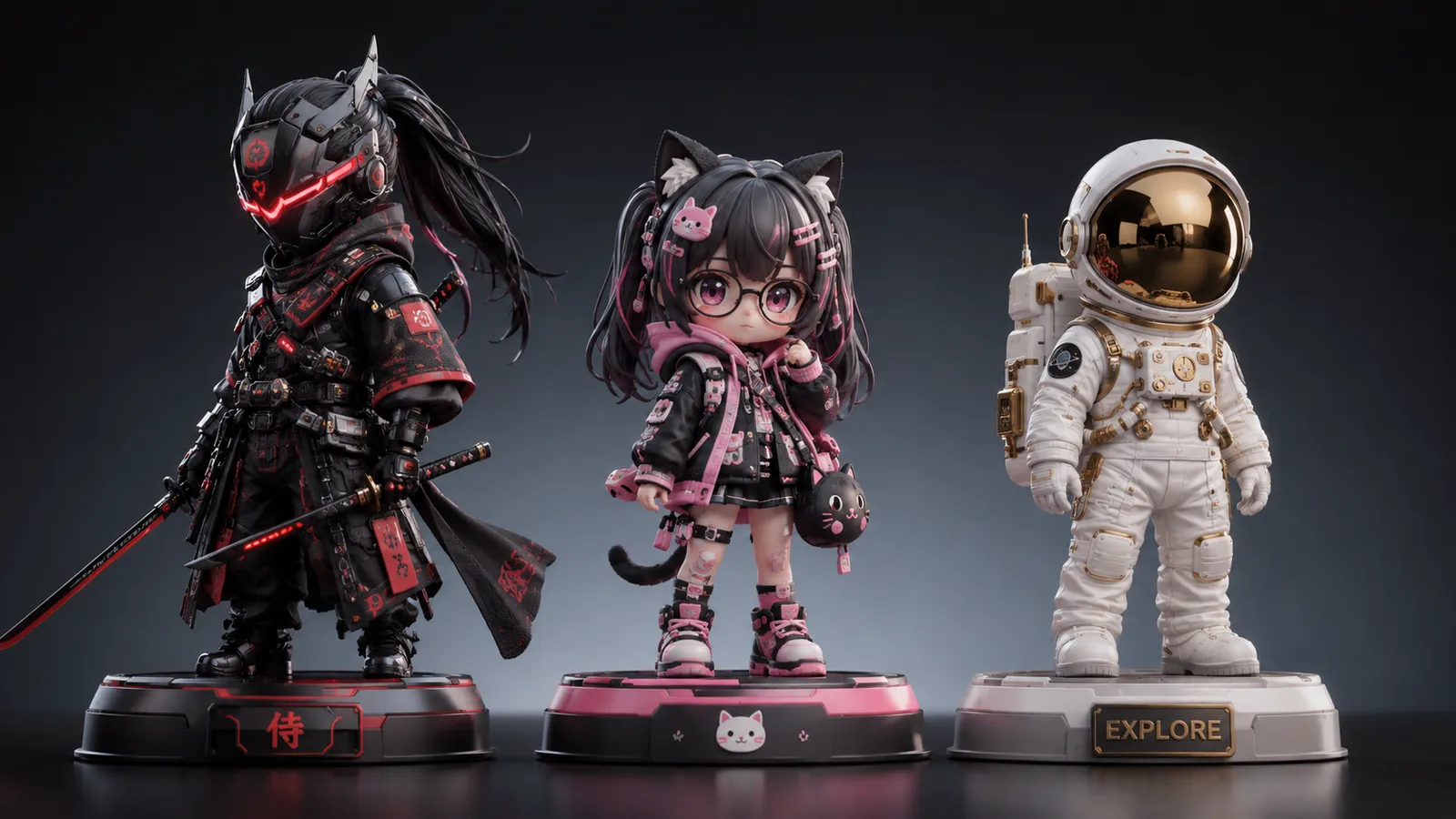 AI フィギュアの生成